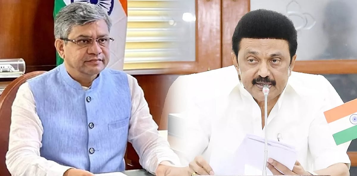 “தமிழ்நாட்டில் இரயில்வே திட்டங்களுக்கான நிதியை ஒதுக்க வேண்டும்” - ஒன்றிய அமைச்சருக்கு முதல்வர் கடிதம் !