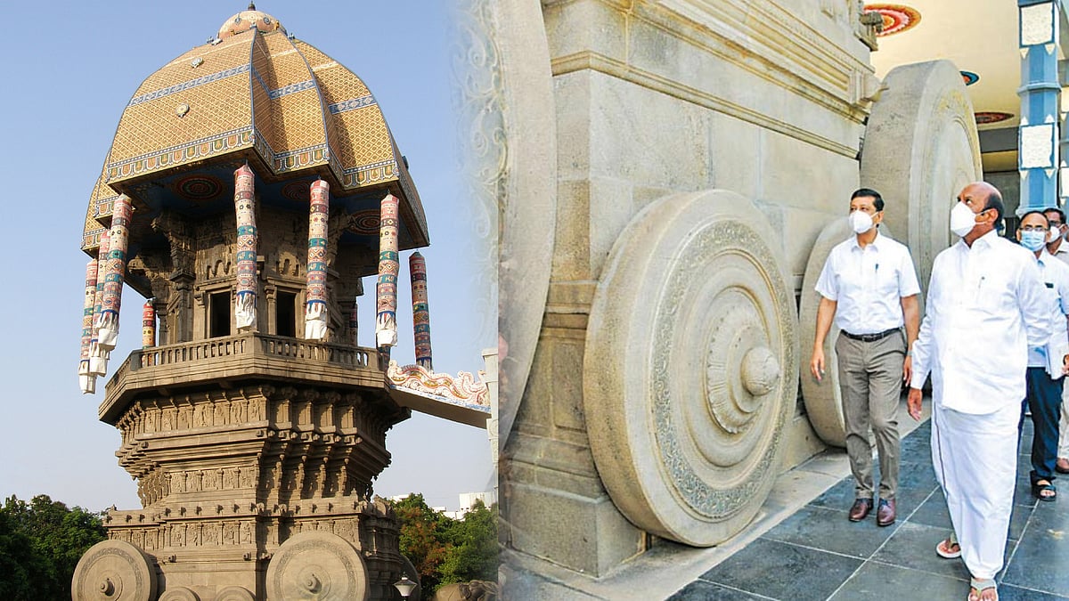 ரூ. 80 கோடியில் புனரமைக்கப்படும் வள்ளுவர் கோட்டம் - ஜனவரியில் திறப்பு விழா! : அமைச்சர் எ.வ. வேலு தகவல்! 