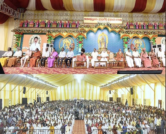 “ஆலய வழிபாடுகளில் தமிழ்; கோயில் கருவறைக்குள்ளும் சமத்துவம்” - முத்தமிழ் முருகன் மாநாட்டில் முதலமைச்சர்!