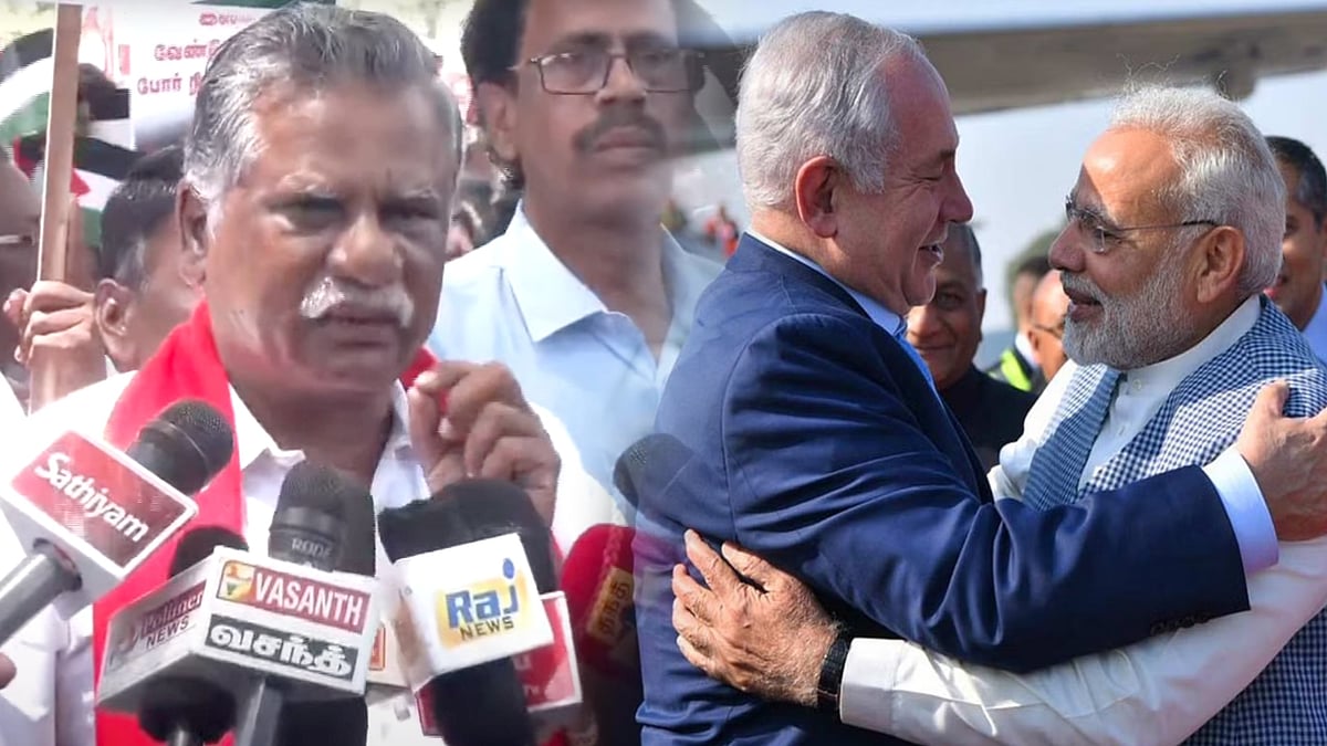 “இஸ்ரேலுக்கு ஆதரவு : இனவெறி பிடித்த மோடி சர்க்கார்...” - CPI செயலாளர் முத்தரசன் காட்டம் !
