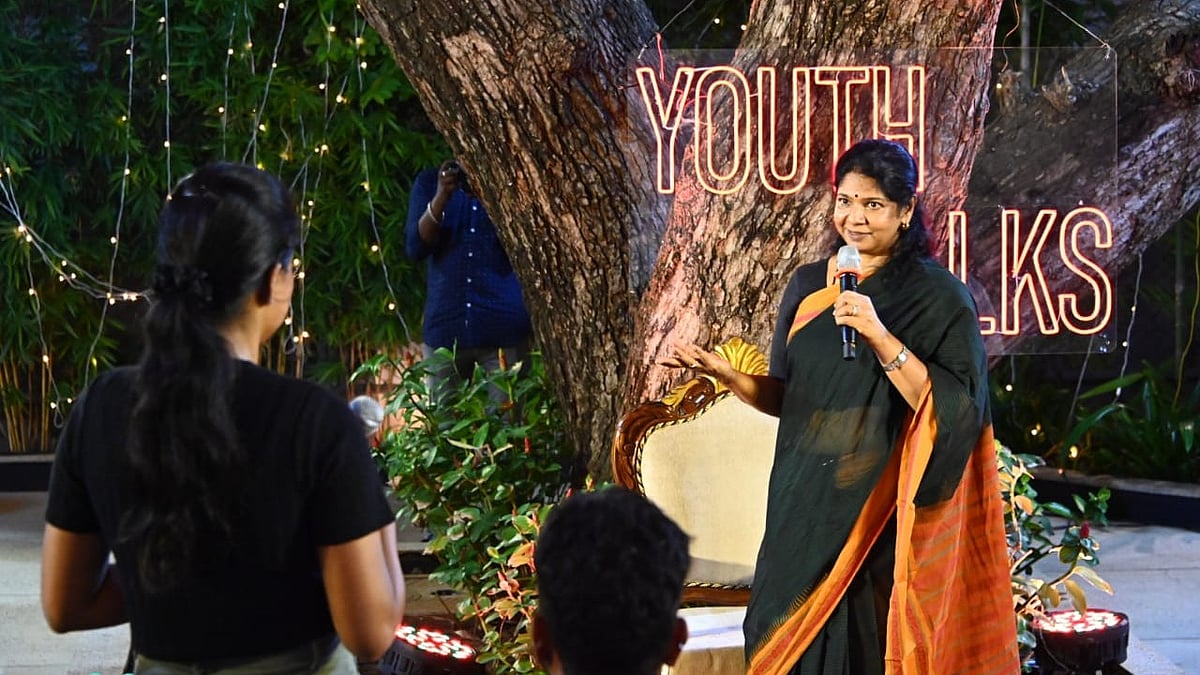 “விமர்சனங்களுக்கு செயல்கள் மூலம் பதிலளிக்க வேண்டும்!” : இளைஞர்களிடையே கனிமொழி எம்.பி கலந்துரையாடல்!