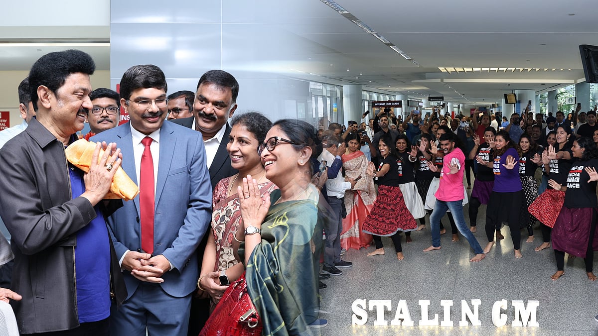 அமெரிக்காவில் முதலமைச்சர் மு.க.ஸ்டாலினுக்கு உற்சாக வரவேற்பு : திரண்டு வந்த தமிழர்கள் !  