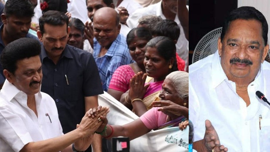 ”மக்களின் வீடுகளுக்கே சென்று திட்டங்களை நிறைவேற்றும் திராவிட மாடல் அரசு” :  அமைச்சர் ஆர்.காந்தி பேச்சு!