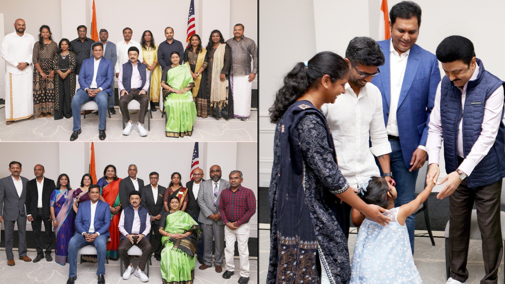 “வருசத்துக்கு ஒருமுறையாவது தமிழ்நாட்டுக்கு வாங்க” : தமிழ் சங்கங்களின் நிர்வாகிகளுடன் முதல்வர் சந்திப்பு!