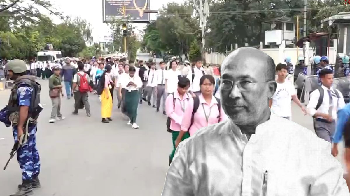 மணிப்பூரில் அமைதி கோரி போராட்டக்களத்தில் இறங்கிய மாணவர்கள் : ஆளுமை தோல்வியில் பா.ஜ.க!