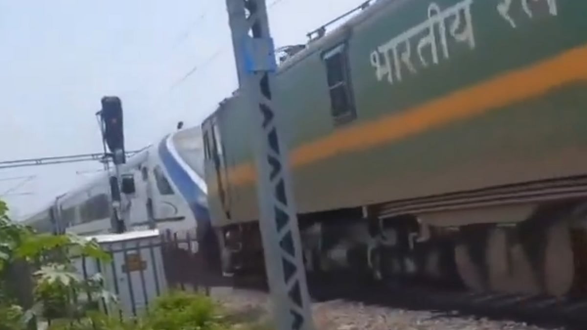 வந்தே பாரத்தை இழுத்துக்கொண்டு வந்த எக்ஸ்பிரஸ் வண்டி! : இந்திய ரயில்வே துறையின் மற்றொரு தோல்வி!