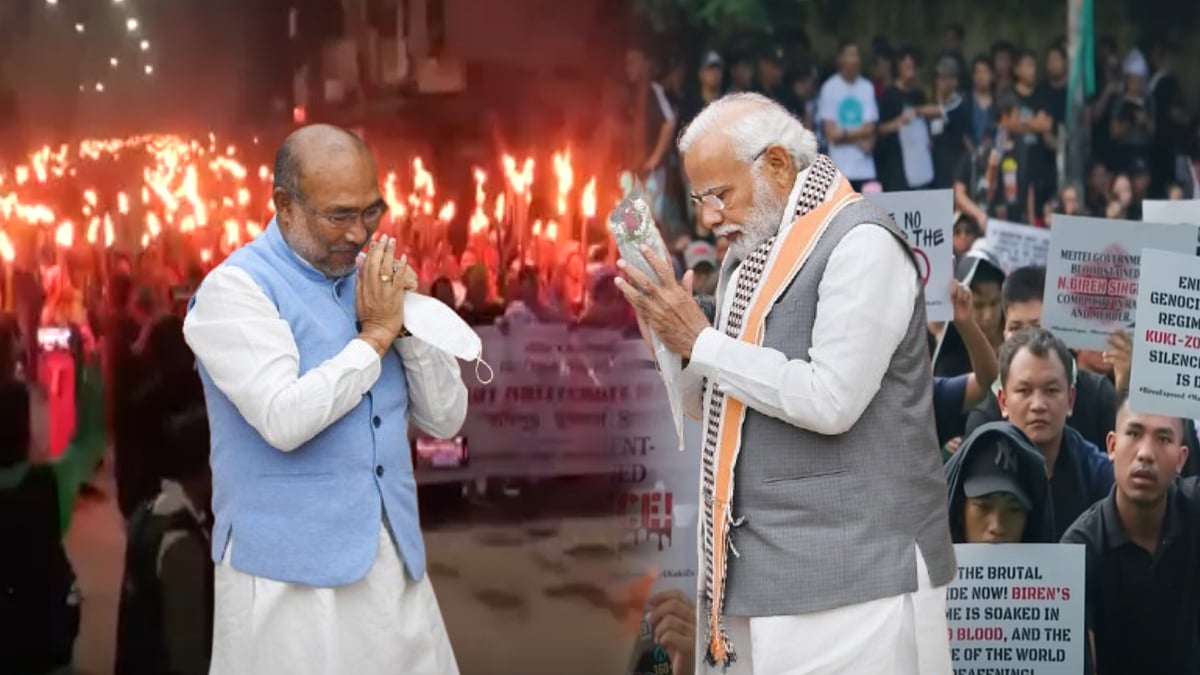 ‘மணிப்பூரில் அமைதி வேண்டும்!’ : பா.ஜ.க.வின் ஆளுமை தோல்வியை கண்டித்து மாணவர்களும், பெண்களும் பேரணி!