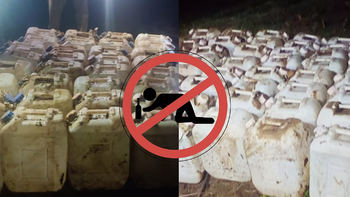 4,500 லிட்டர் எரிசாராயம் பறிமுதல்! : தமிழ்நாட்டில் மும்முரமாக செயல்படுத்தப்படும் மதுவிலக்கு நடைமுறை! 