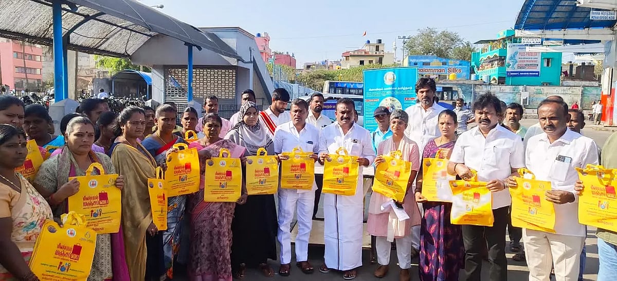 மீண்டும் மஞ்சப்பை பிரசாரம் : சுற்றுச்சூழலுக்கு உகந்த மாற்றுகளில் புதுமைகளை உருவாக்குவோம் -தமிழ்நாடு அரசு!