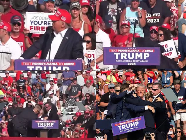 டிரம்ப் மீது மீண்டும் துப்பாக்கிச் சூடு : காயமின்றி தப்பிய அமெரிக்க முன்னாள் அதிபர்... நடந்தது என்ன ?