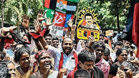 கழக பவள விழா : “கொள்கைத் தோழமைகளுடன் அண்ணா பிறந்த காஞ்சி மண்ணில் அணிவகுப்போம்!” - முதலமைச்சர் அழைப்பு !