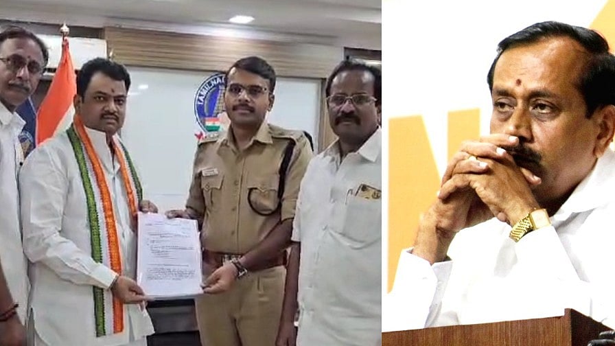 வன்முறையை ஏற்படுத்த முயலும் எச்.ராஜா : கைது செய்ய கோரி காவல் நிலையத்தில் காங்கிரஸ் புகார்!