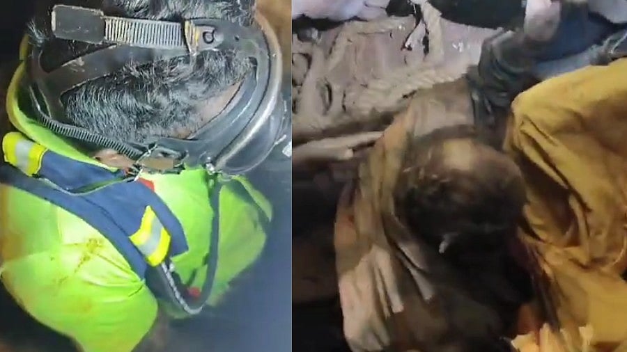 புதையலுக்கு ஆசைப்பட்டு 20 அடி குழிக்குள் விழுந்த இளைஞர் : பத்திரமாக மீட்ட தீயணைப்புத் துறை!