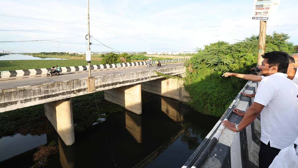 பருவமழை முன்னெச்சரிக்கை : நீர்நிலை பகுதியில் துணை முதலமைச்சர் உதயநிதி ஸ்டாலின் ஆய்வு!