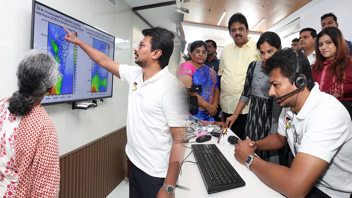 வடகிழக்கு பருவமழை : பேரிடரை எதிர்கொள்ள முன்கள வீரராய் களத்தில் நின்று பணியாற்றிய துணை முதலமைச்சர் !