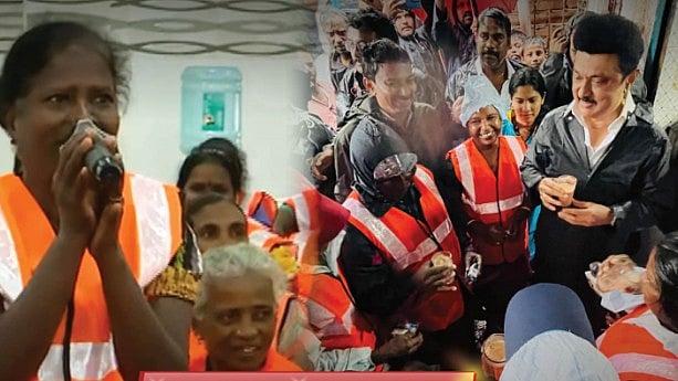 ”உங்கள் குடும்பத்தில் ஒருவராக பார்கிறீர்கள்" : முதல்வருக்கு கண்ணீர் மல்க நன்றி சொன்ன தூய்மைப் பணியாளர்!