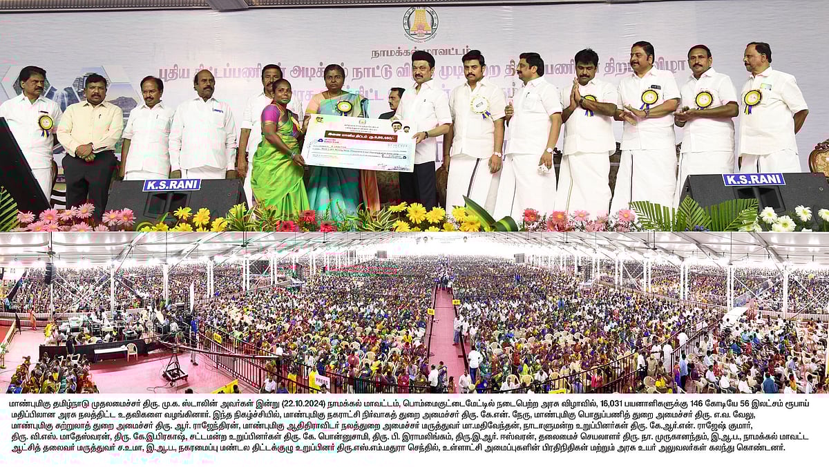 நாமக்கல் மாவட்டத்தில் முதலமைச்சர் மு.க.ஸ்டாலின் தொடங்கி வைத்த பணிகள் என்ன ? - முழு விவரம் ! 