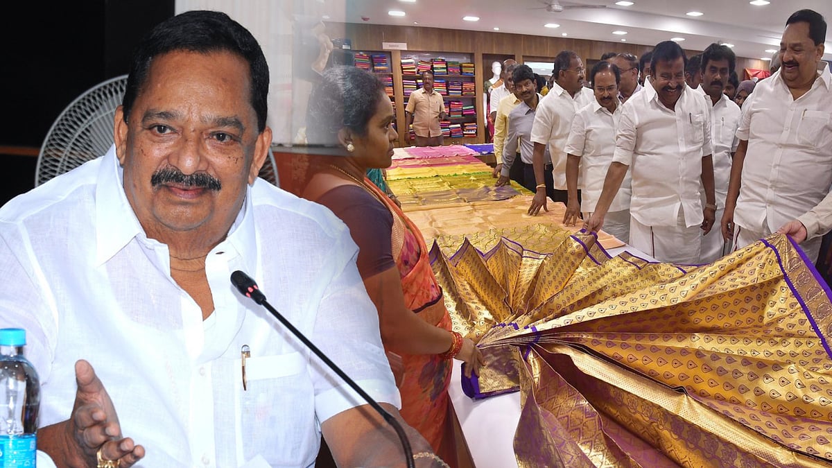 ரூ.13 கோடி லாபத்தில் இயங்கும் கோ-ஆப்டெக்ஸ் நிறுவனம்... அமைச்சர் ஆர்.காந்தி பெருமிதம் !