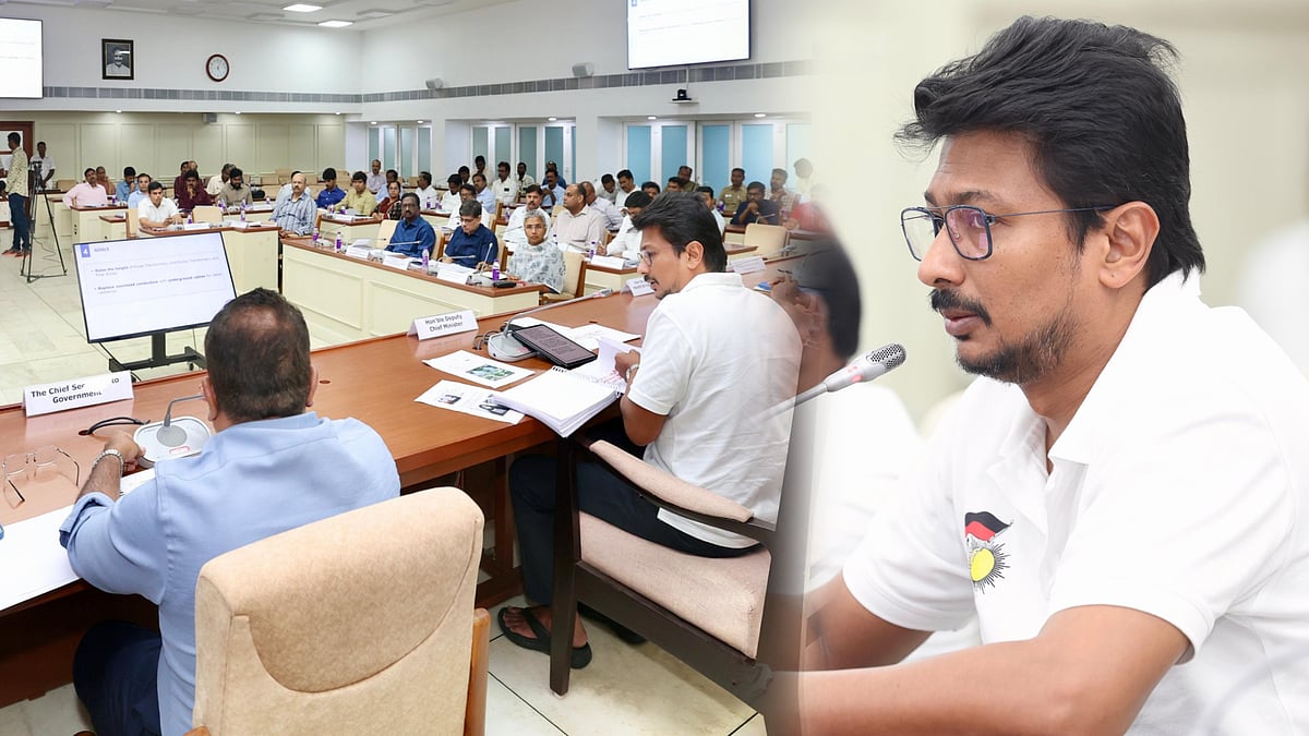 “இந்த மழை வெறும் ஆரம்பம்தான்;  தயாராக இருக்க வேண்டும்” - ஆய்வுக்கூட்டத்தில் துணை முதலமைச்சர் உதயநிதி !