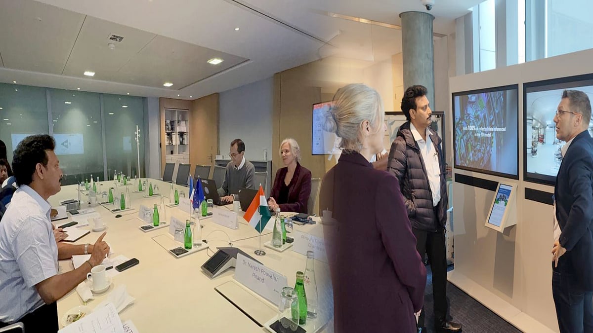 நமது அரசு பள்ளி மாணவர்களுக்கு மற்றொரு வாய்ப்பு.. அமைச்சர் அன்பில் மகேஸை அழைத்த Dassault Systems நிறுவனம்!