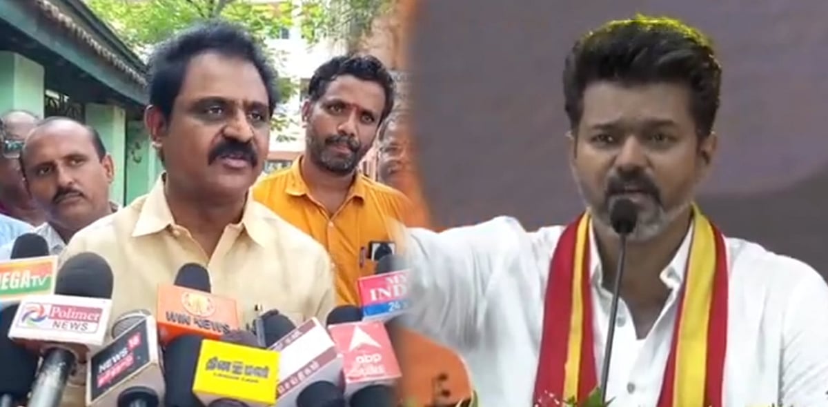 “பாசிசத்தை கடக்க நினைக்கிறாரா? அல்லது சமம் செய்ய முயல்கிறாரா?” - விஜய்யின் பேச்சுக்கு எழிலசரன் பதிலடி!