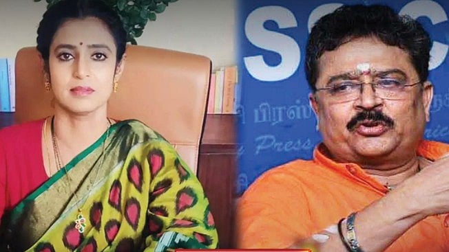 ”பா.ஜ.கவில் ஆதாயம் கிடைக்கும் ஆசையில் பேசும் கஸ்தூரி” : நடிகர் எஸ்.வி சேகர்  கண்டனம்!