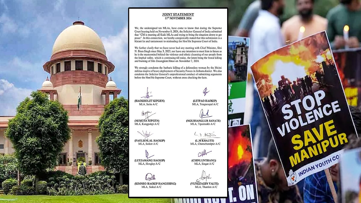 “மணிப்பூர் முதல்வர் எங்களை சந்திக்கவில்லை!” : ஒன்றிய பா.ஜ.க.வின் பொய்யை வெளிக்காட்டிய எம்.எல்.ஏ.க்கள்!