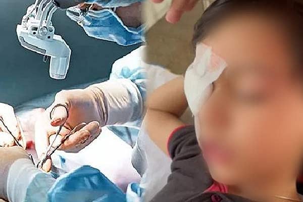 இடது கண்ணிற்கு பதில் வலது கண்ணில் அறுவை சிகிச்சை.. உ.பி. மருத்துவரின் அலட்சியத்தால் கதறும் சிறுவன்!