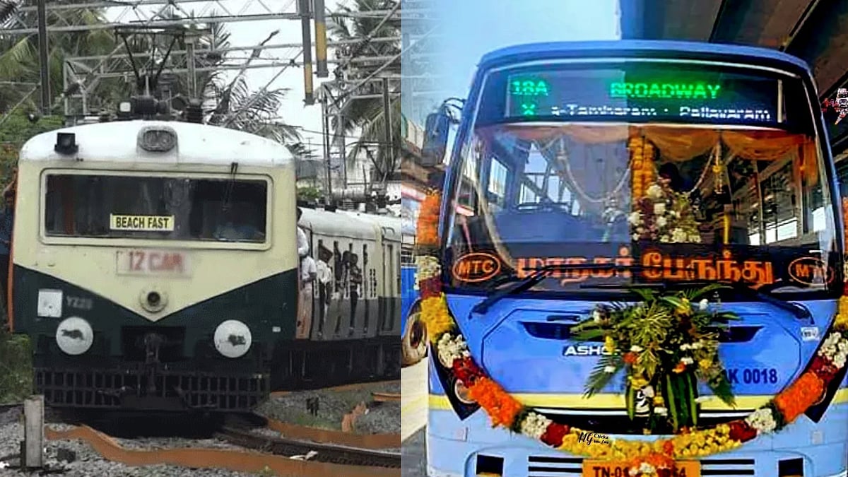 சென்னை கடற்கரை - தாம்பரம்.. ரத்து செய்யப்பட்ட இரயில்: 50 சிறப்பு பேருந்துகள் இயக்கம் -போக்குவரத்து கழகம்!