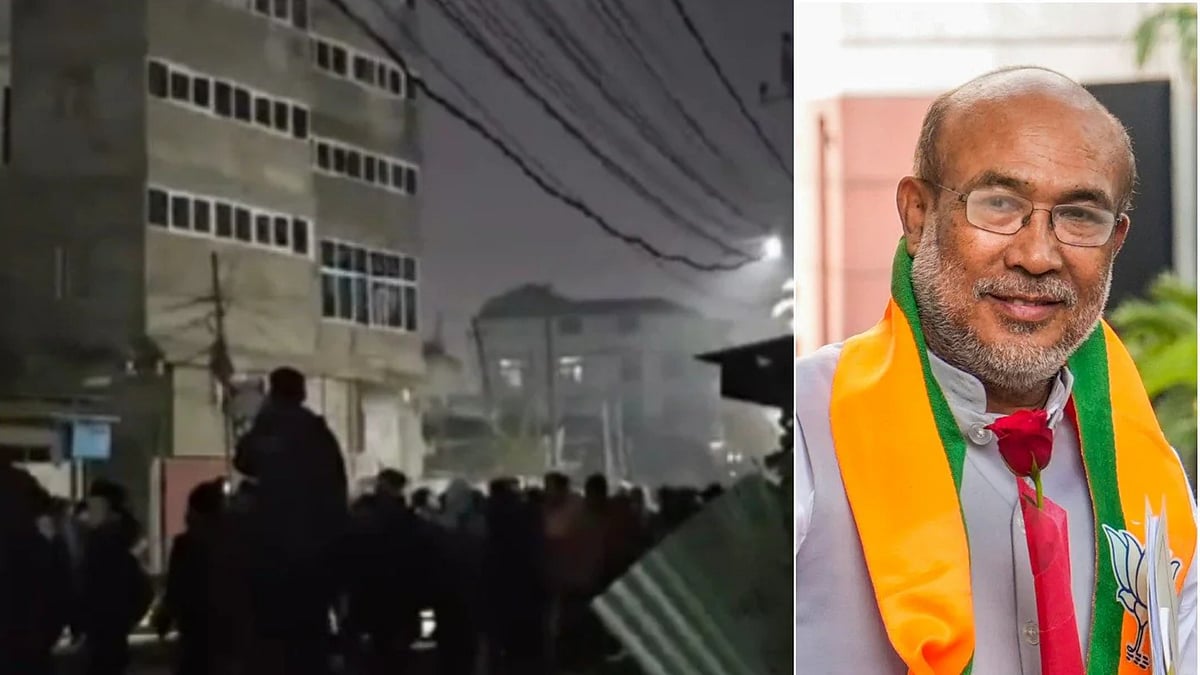 மணிப்பூரில் மீண்டும் தொடங்கிய போராட்டம் : பாஜக முதல்வர் வீட்டை தாக்கிய பொதுமக்கள் ... விவரம் என்ன ? 