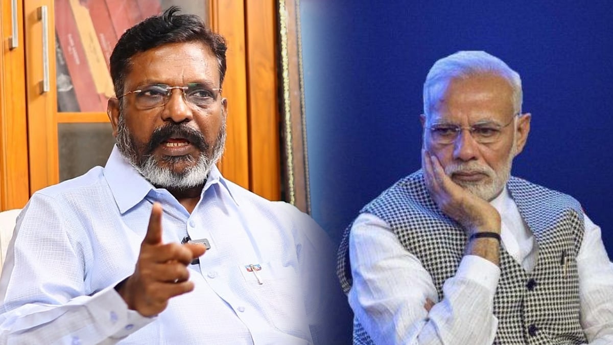 "பாஜக ஆட்சியில் இந்தி திணிப்பு தொடர்ந்து வருவது கண்டிக்கத்தக்கது" - திருமாவளவன் விமர்சனம் ! 