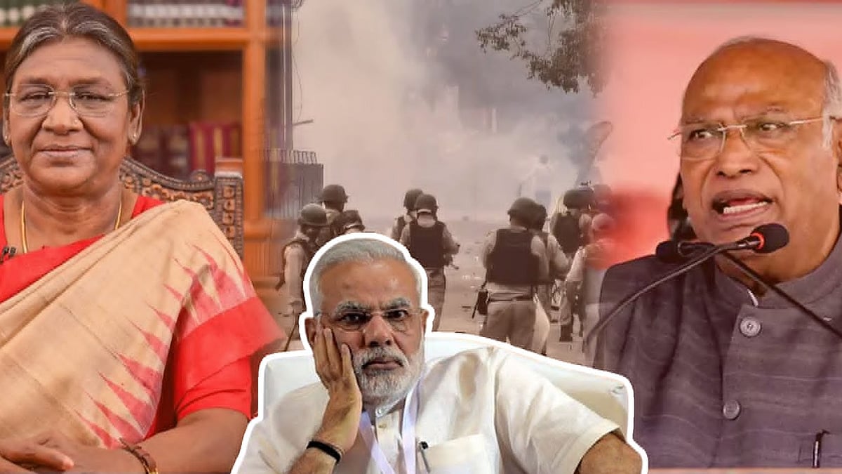 ”மணிப்பூர் மக்களின் உயிர்களை பாதுகாக்க வேண்டும்” : குடியரசு தலைவருக்கு மல்லிகார்ஜுன கார்கே கடிதம்!