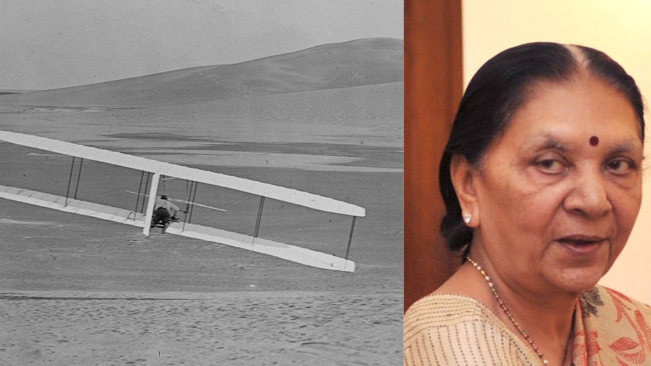 ”விமானத்தை கண்டுபிடித்தது இவர்தான், ரைட் சகோதரர்கள் அல்ல” : ஆளுநர் ஆனந்திபென் படேல் பேச்சு!