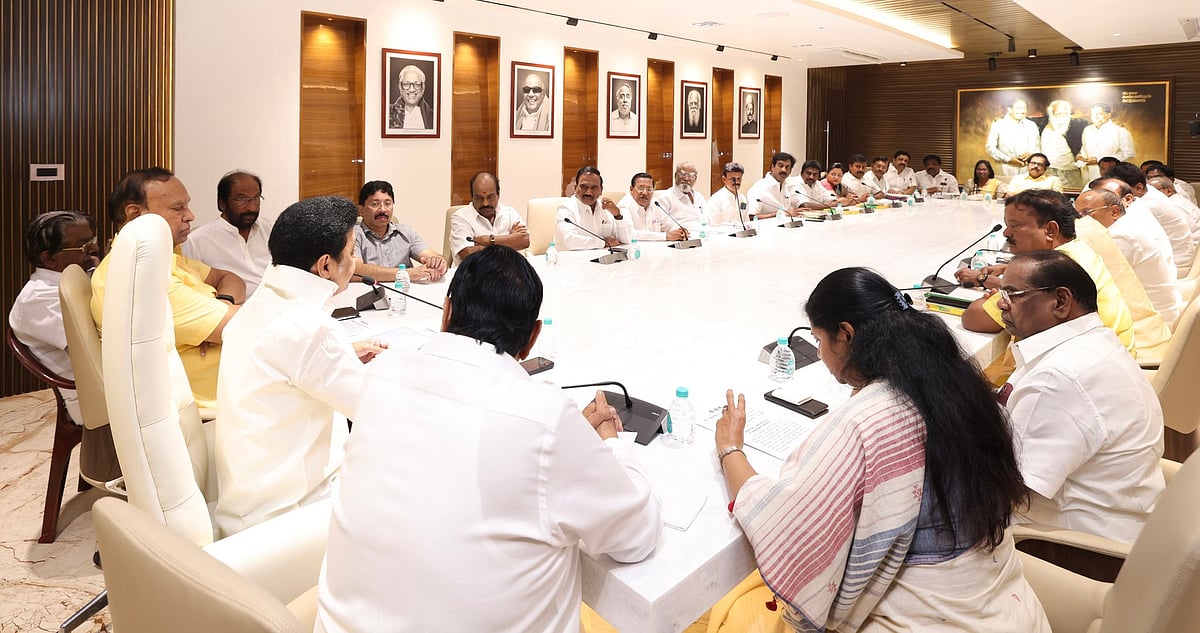 BJP அஜெண்டா.. “அதற்கு நாம் இடம் கொடுத்துவிடக் கூடாது” - திமுக MP-க்கள் கூட்டத்தில் முதலமைச்சர் கறார் ?