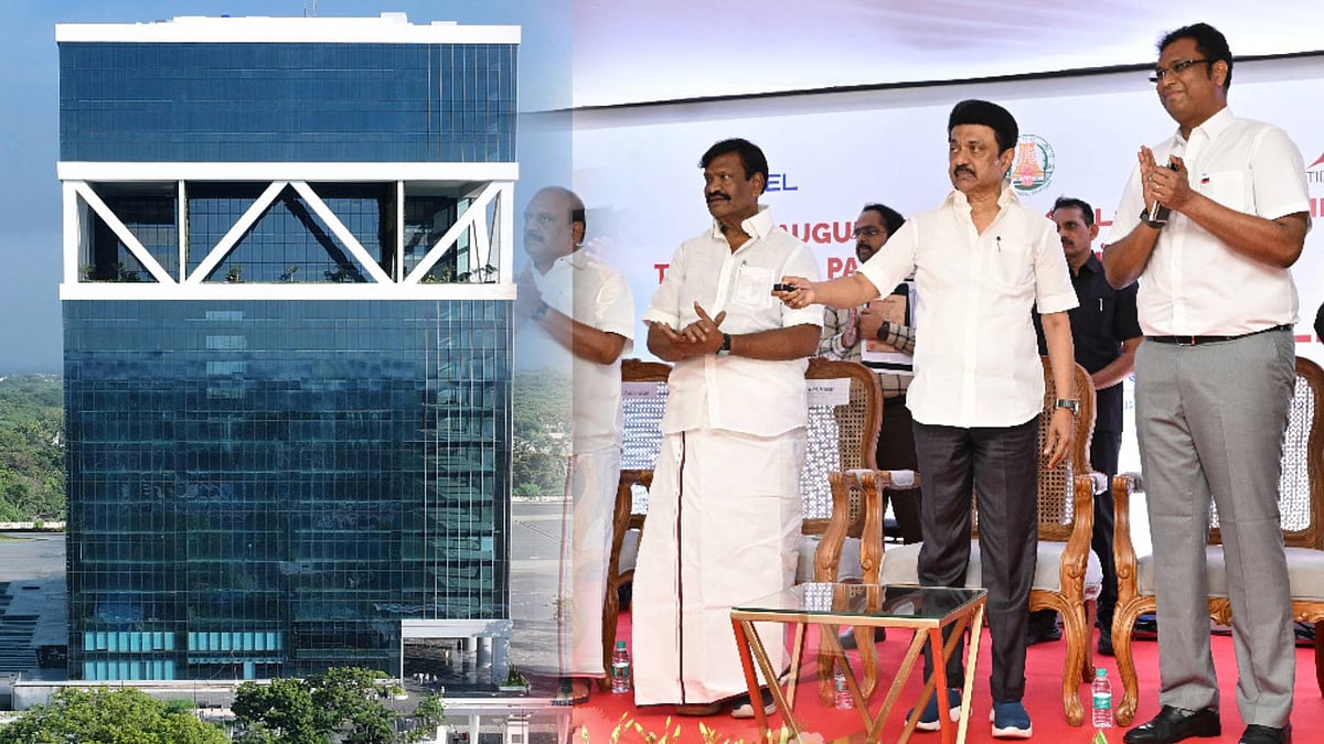 திருவள்ளூரில் ரூ.330 கோடியில் 21 தளங்களுடன் மாபெரும் டைடல் பூங்கா! : முதலமைச்சர் திறந்து வைத்தார்!