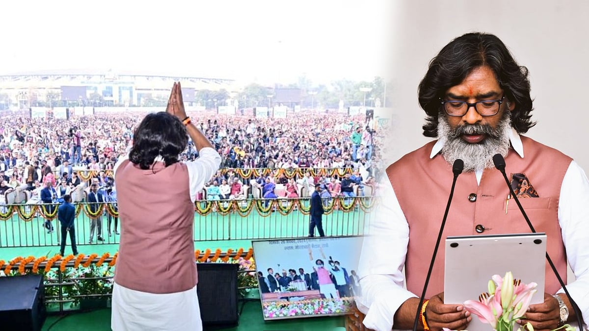 4-வது முறையாக ஜார்க்கண்ட் முதலமைச்சரானார் ஹேமந்த் சோரன்... நெருக்கடியிலும் வென்றது இந்தியா கூட்டணி !