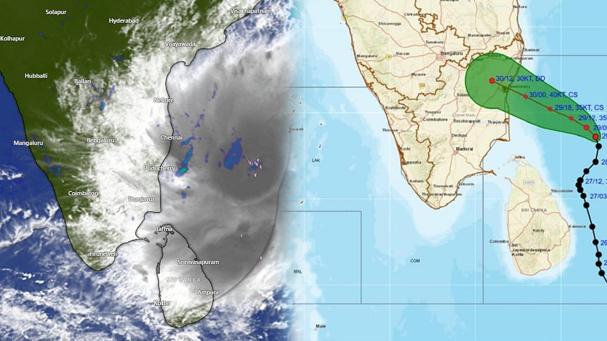 வங்கக்கடலில்  உருவாகிறது புயல்: நாளை கரையை கடக்கும் இடத்தை அறிவித்தது வானிலை ஆய்வு மையம்!