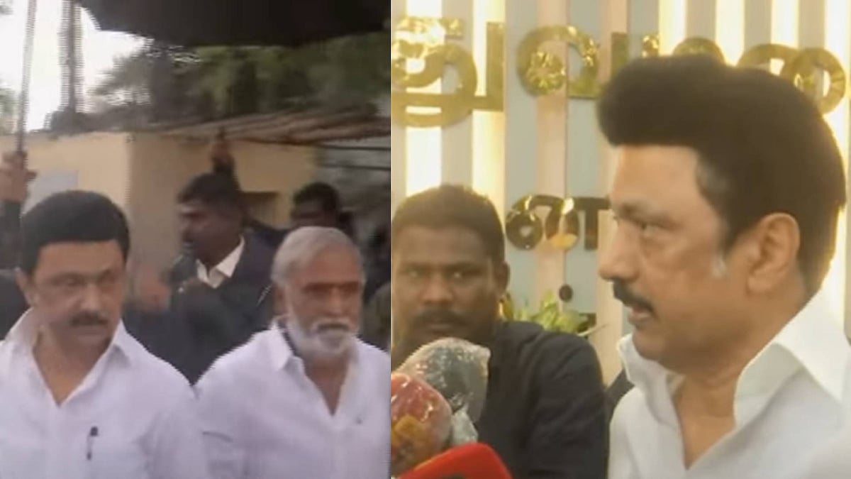 "புயல் காலத்திலும் தலைநகர் சென்னை நிம்மதியாக இருக்கிறது" - முதலமைச்சர் மு.க.ஸ்டாலின் பேட்டி ! 