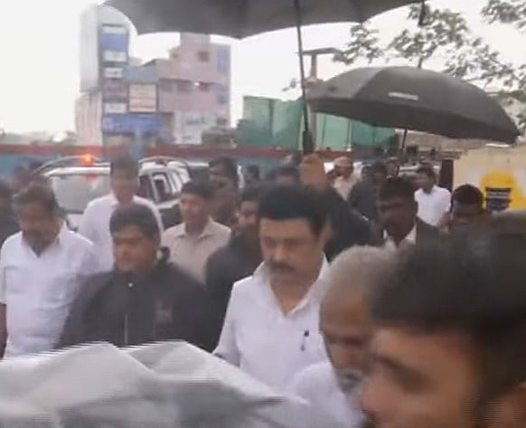 "புயல் காலத்திலும் தலைநகர் சென்னை நிம்மதியாக இருக்கிறது" - முதலமைச்சர் மு.க.ஸ்டாலின் பேட்டி ! 