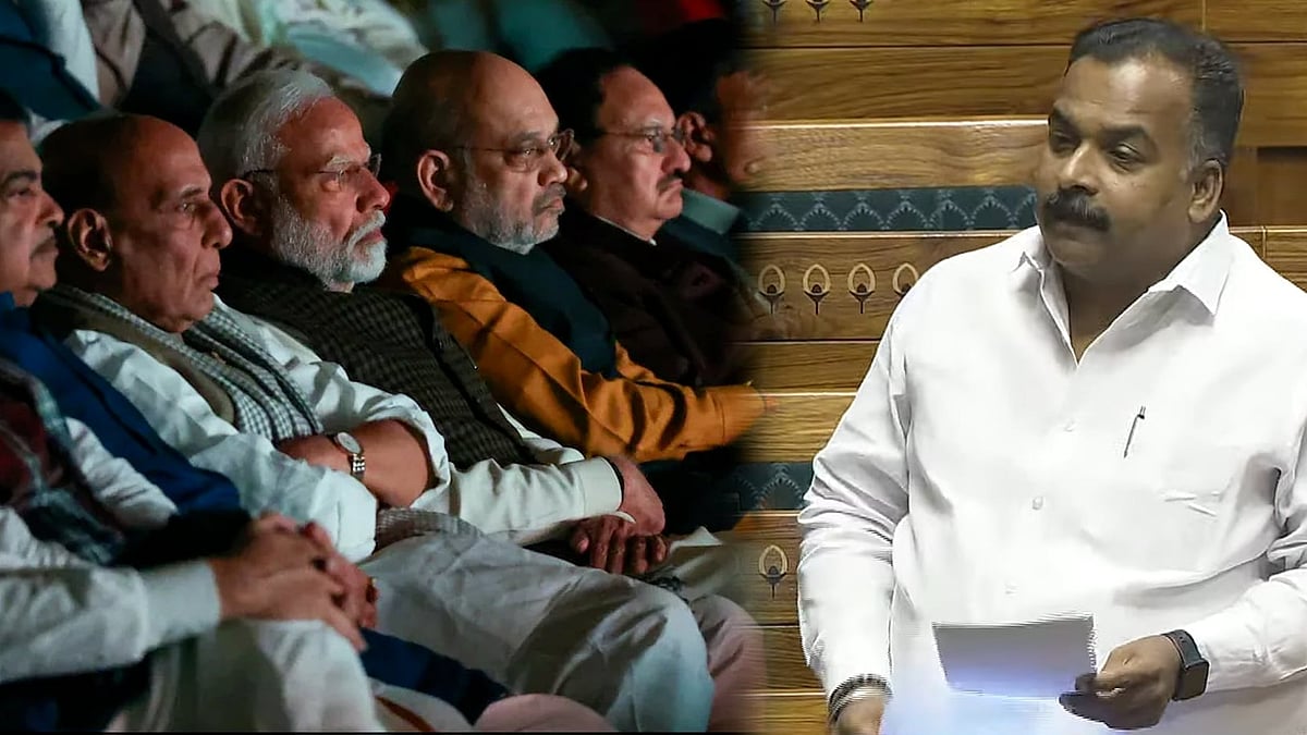 “தமிழ்நாடு தண்ணீரில் தத்தளிக்கும் போது திரைப்படம் பார்க்கிறார் பிரதமர் மோடி!” : மாணிக்கம் தாகூர் கண்டனம்!