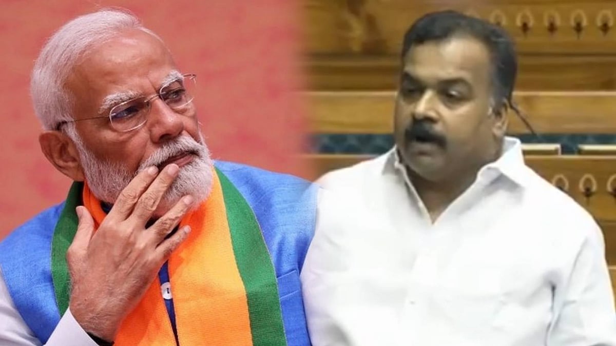 “தமிழ்நாடு தண்ணீரில் தத்தளிக்கும் போது திரைப்படம் பார்க்கிறார் பிரதமர் மோடி!” : மாணிக்கம் தாகூர் கண்டனம்!