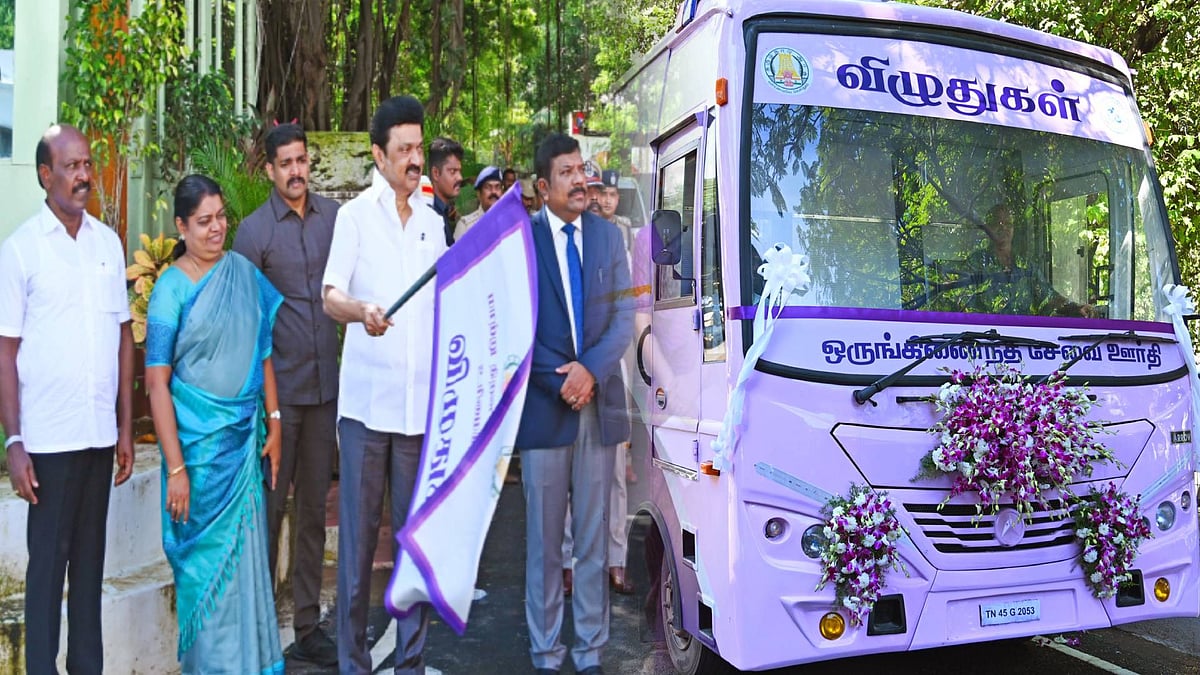 “விழுதுகள்” மறுவாழ்வு சேவை ஊர்தி - ஒப்புயர்வு மைய சேவைகள்! : முதலமைச்சர் மு.க.ஸ்டாலின் தொடங்கி வைத்தார்!