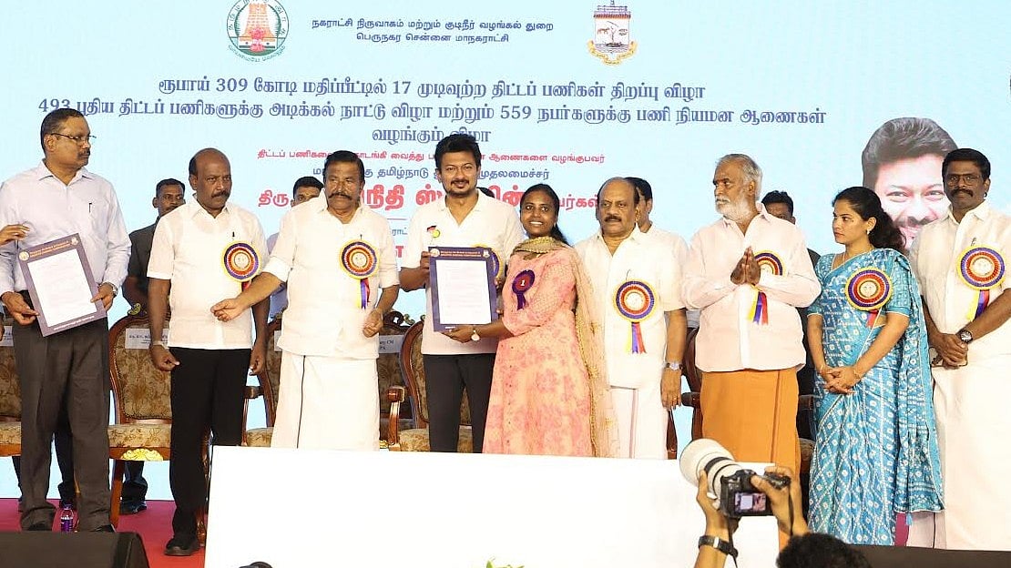 சென்னையில் ரூ.279.50 கோடி மதிப்பில் 493 புதிய திட்டப்பணிகள் : அடிக்கல் நாட்டிய துணை முதலமைச்சர் உதயநிதி!