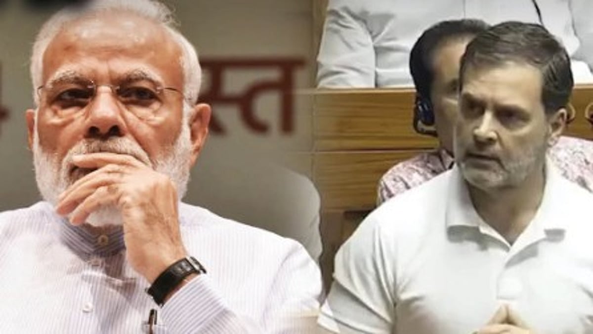 ”துரோணாச்சாரியார் போல் இந்திய மக்களின் கட்டை விரலை கேட்கும் பாஜக அரசு” : மக்களவையில் ராகுல் காந்தி சாடல்!