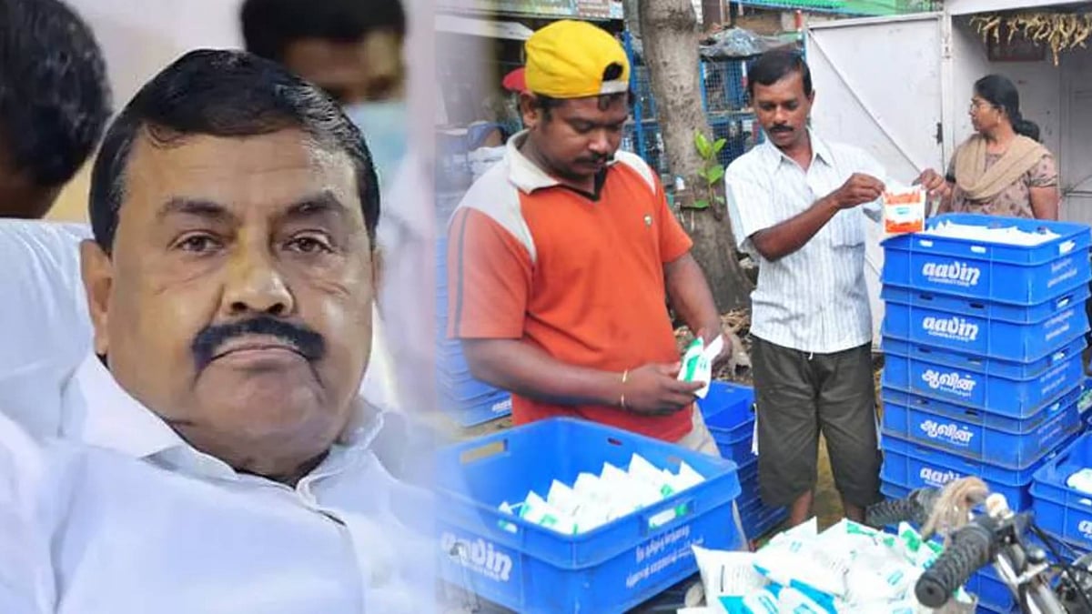 ஆவின் நிறுவனத்தின் பால் விற்பனை 7 இலட்சம் லிட்டர் அதிகரிப்பு - அமைச்சர் ராஜகண்ணப்பன் பெருமிதம் ! 