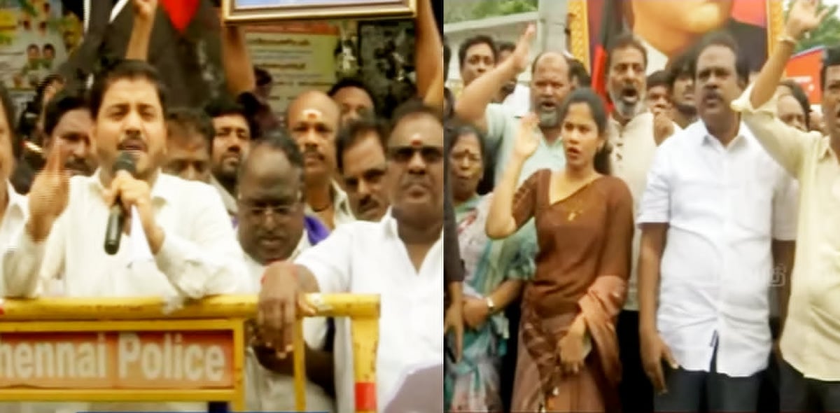 “ஒடுக்கப்பட்ட மக்களுக்கு எதிராக செயல்படும் பாஜக அரசு ” : மாநிலம் முழுவதும் தி.மு.க ஆர்ப்பாட்டம்!