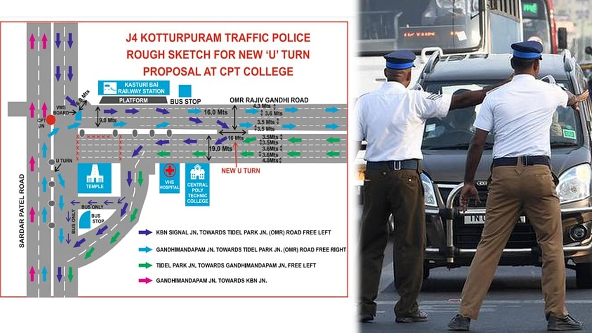 சென்னை மத்திய கைலாஷ் சந்திப்பில் போக்குவரத்து மாற்றம் : வெளியான அறிவிப்பு... முழு விவரம் உள்ளே ! 