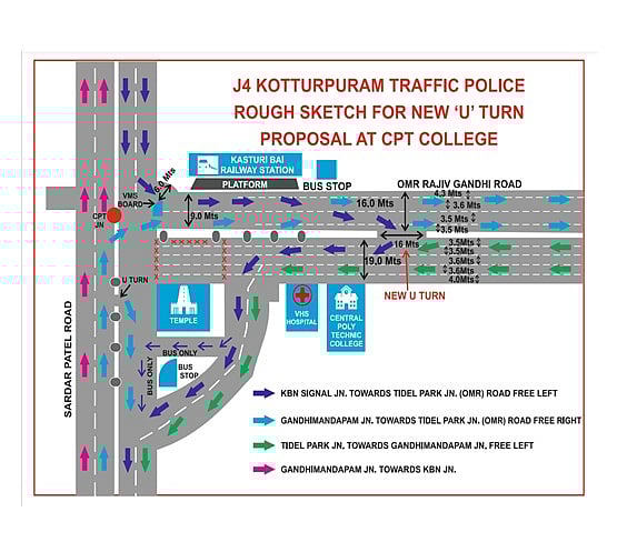 சென்னை மத்திய கைலாஷ் சந்திப்பில் போக்குவரத்து மாற்றம் : வெளியான அறிவிப்பு... முழு விவரம் உள்ளே ! 