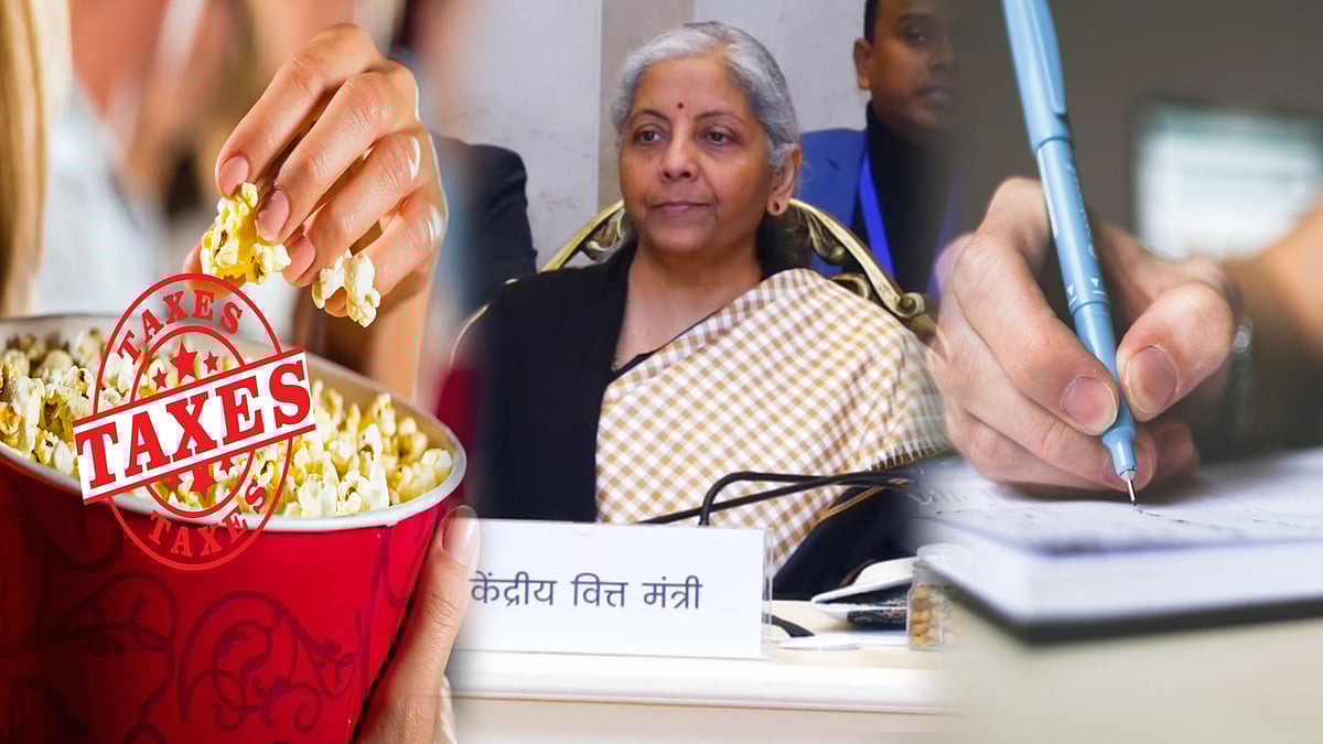 55-வது ஜிஎஸ்டி கவுன்சில் கூட்டம் : பாப்கார்ன் முதல் பேனாக்கள் வரை... 148 பொருட்களுக்கு உயர்கிறது GST?