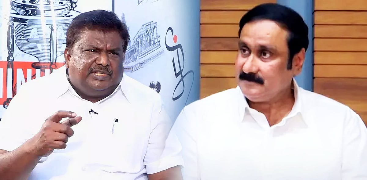 “மோடி அரசை கேள்வி கேட்க தைரியம் இருக்கிறதா?” - அன்புமணியை வெளுத்து வாங்கிய அமைச்சர் சிவசங்கர் !